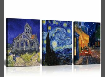 Msspart Vincent Van Gogh ""Starry Night"" Canvas Wall Art