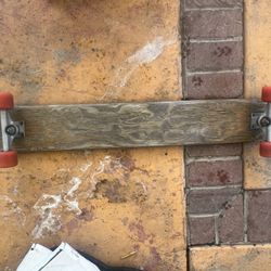Vintage Long Board Skateboard 47”x61/2” 