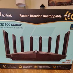 TP Link Triple Band AXE 7800 Wifi Router