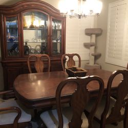 Table Chairs Cabinet