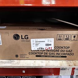 LG 30 Inch Gas Cooktop Stainless Steel Built-In Low Price Sale!