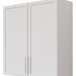 🔥Special Discount (Brand new in Box)🔥Large Laundry Room Wall Mounted Cabinet with Adjustable Shelf(White)  💰55$