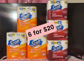 Scott toilet paper and paper towels