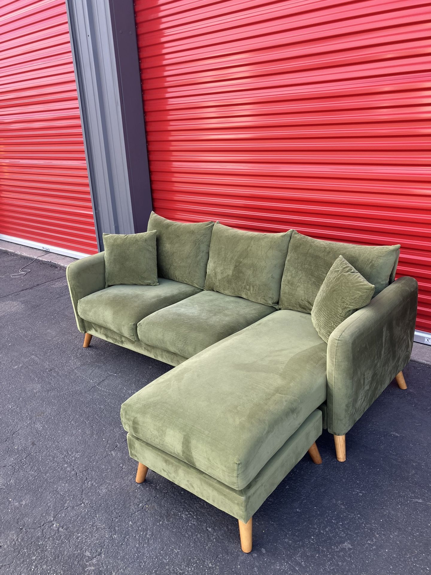 Olive Green Sectional Sofa