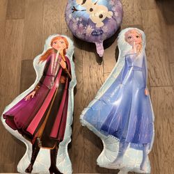Frozen Elsa, Anna & Olaf Big Balloons – Birthday Party Decorations