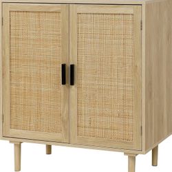 Boho Style Console Table  Natural 