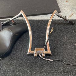 20” With Riser Seat And Van And Hines Pipes. For 06 Fat Boy