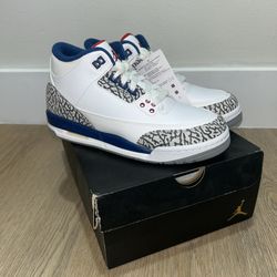 Size 7Y - Nike Jordan 3 Retro True Blue (2016) (GS)
