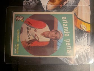 Orlando Pena 1959 rookie card
