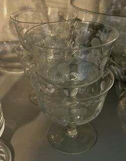 crystal sherbet glasses