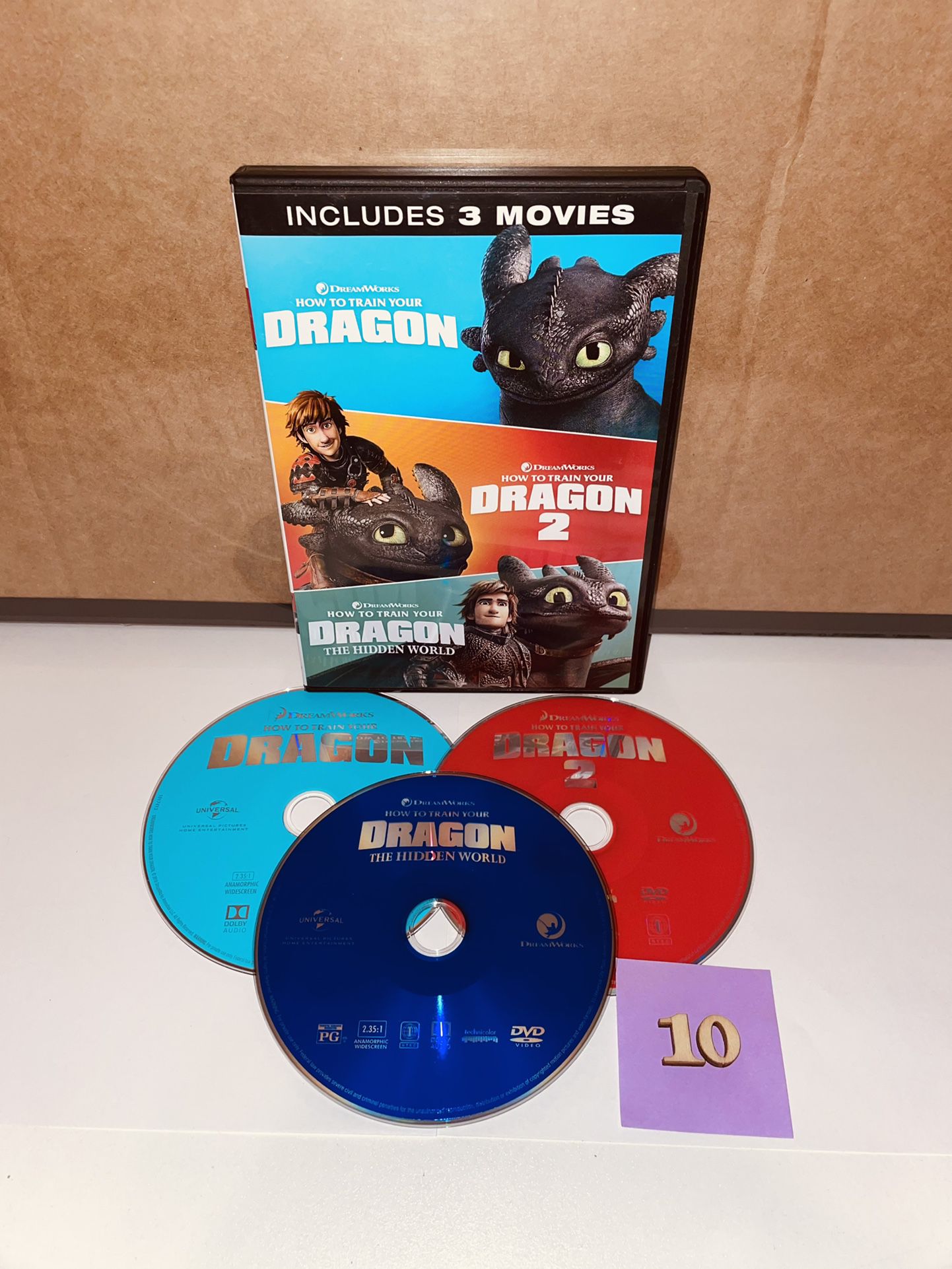 How To Train Your Dragon 3-Movie - dvds