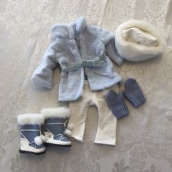 American Girl Doll Snow Flurry 7 Piece Outfit