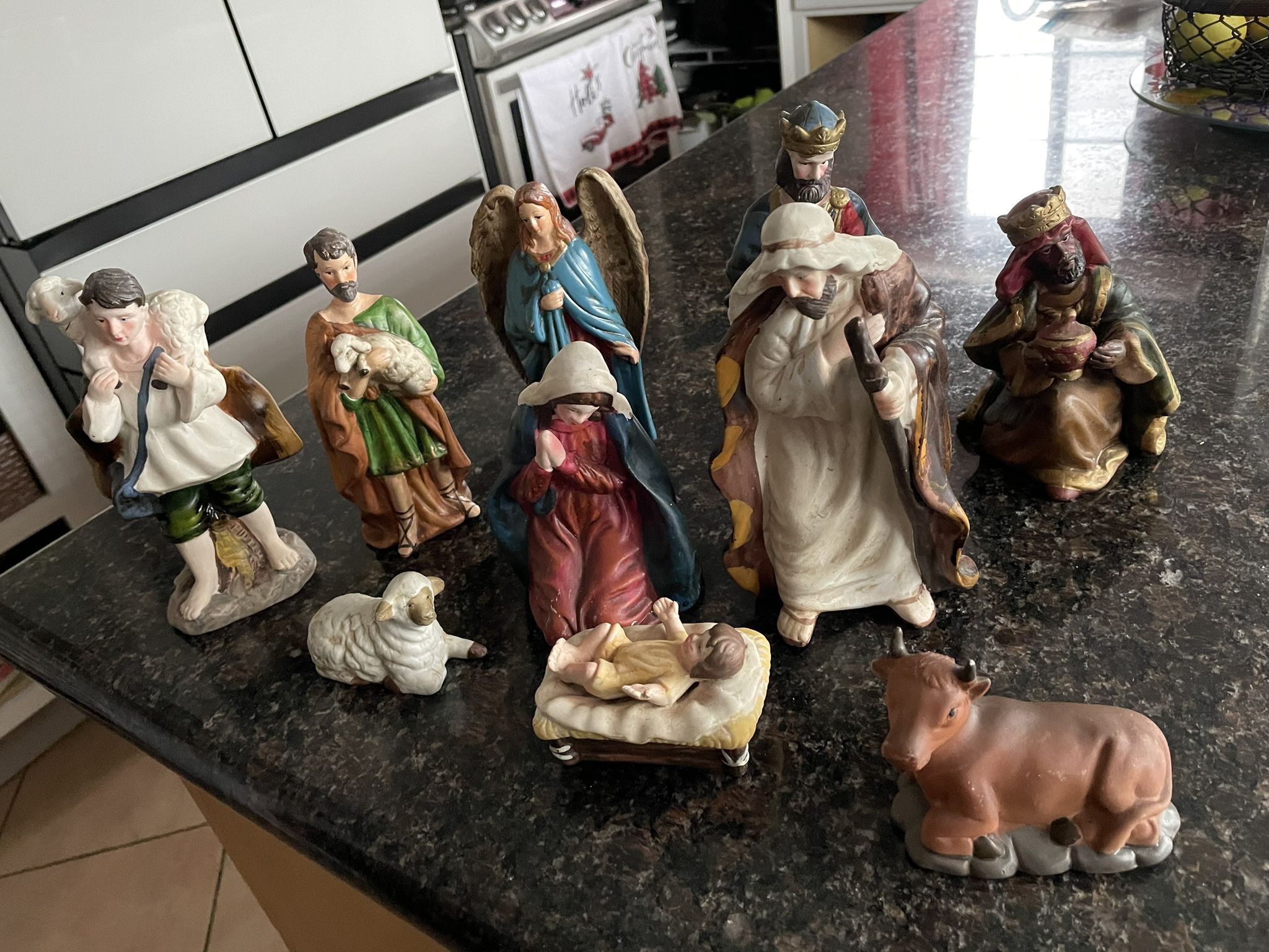 10 Pieces Nativity Set