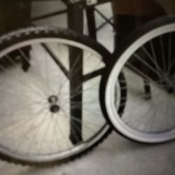 2 Front Bicycle Tires Size 26”