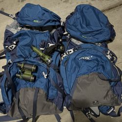 X2 Pinnacle bol Eco Gear Blue Camping Backpacks 