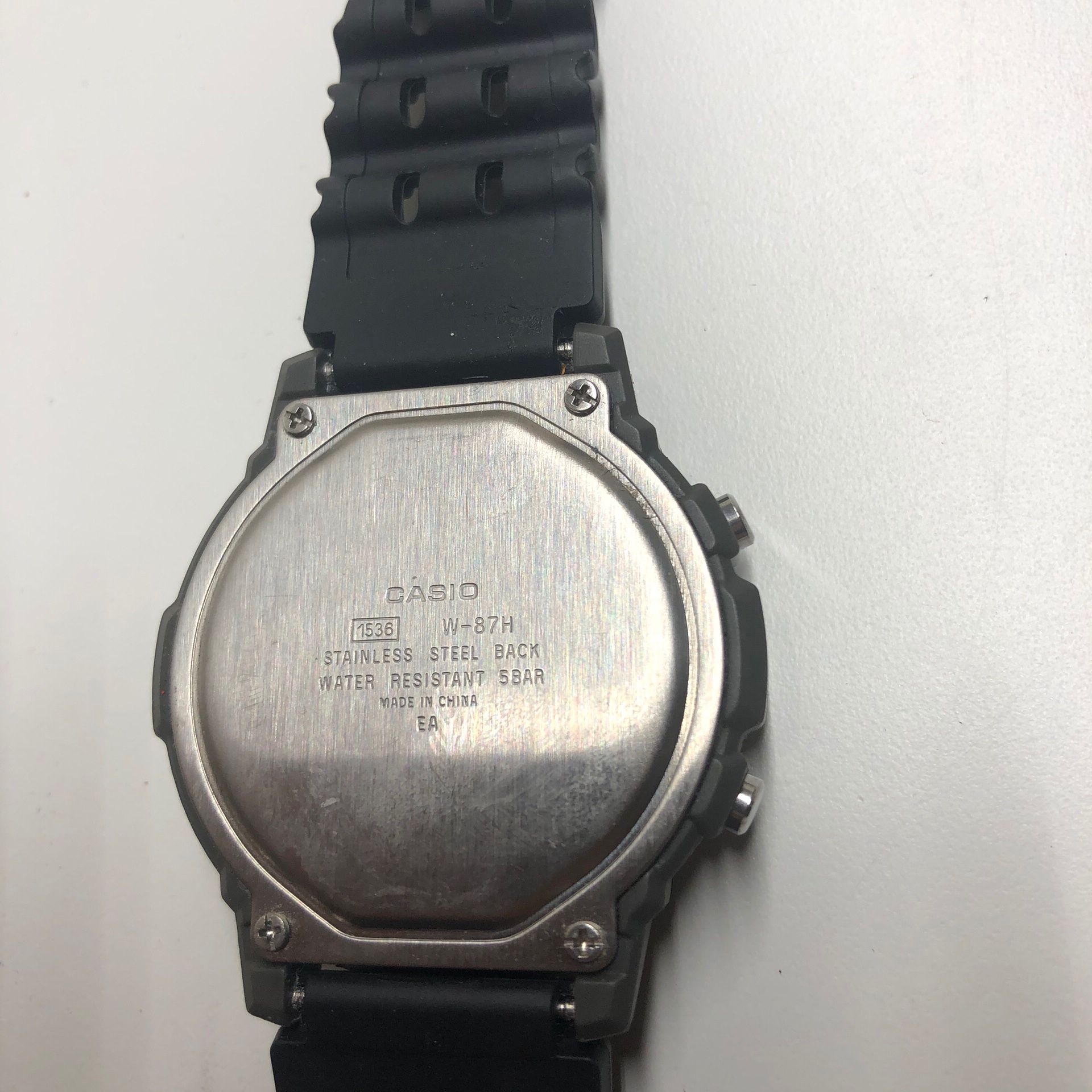 Casio Illuminator Mens Watch 1536 W-87H
