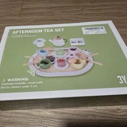 Wooden Pretend Tea Set