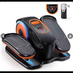 Under Desk Elliptical Machine, Ellipse Leg Exerciser for Seniors with Adjustable Speed, Quiet