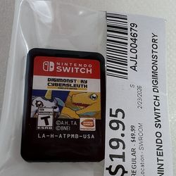 Digimonstory CyberSleuth Nintendo Switch Game