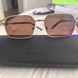 Dulce Gabbana  (gold Frame)Sunglasses These Use To Be My Favorite Pair They Are In Perfect Condition!!!!
