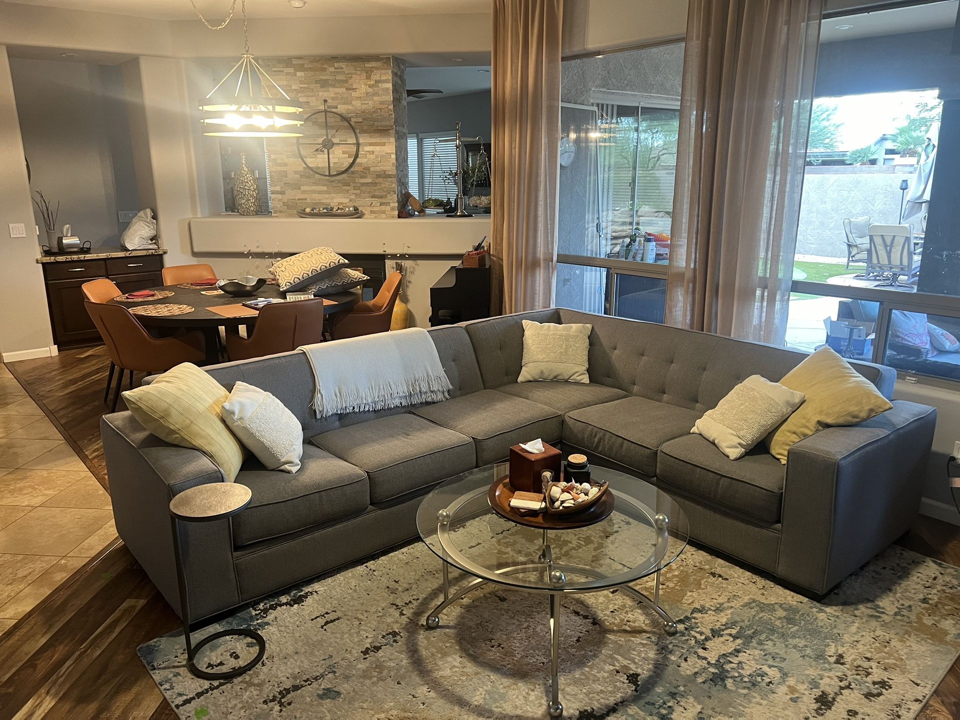 Gray Sectional Couch