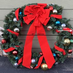 Large 48” Holiday wreath