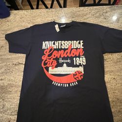 NWT Harrods Knightsbridge London T-shirt.  -Adult Large