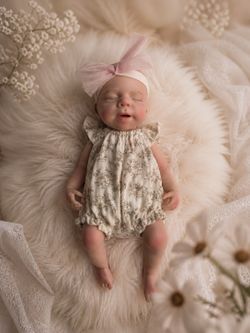 Full Body Silicone Baby Doll 13 Inch, Realistic Lifelike Newborn