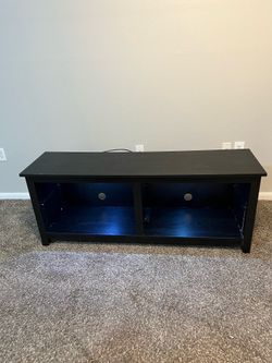 TV Stand + 2 Matching Lamps