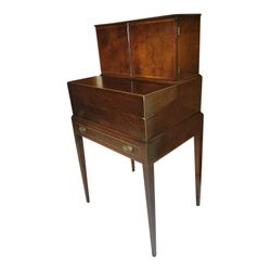 Early 20th Century Henry Ford Edison Institute Mahogany Campaign Desk