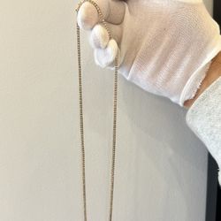 Rose Gold Diamond Tennis Chain