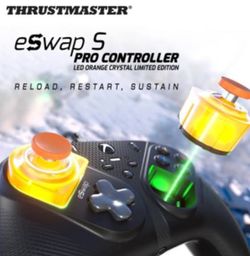 THRUSTMASTER eSwap S Crystal Orange Pro Wired Controller