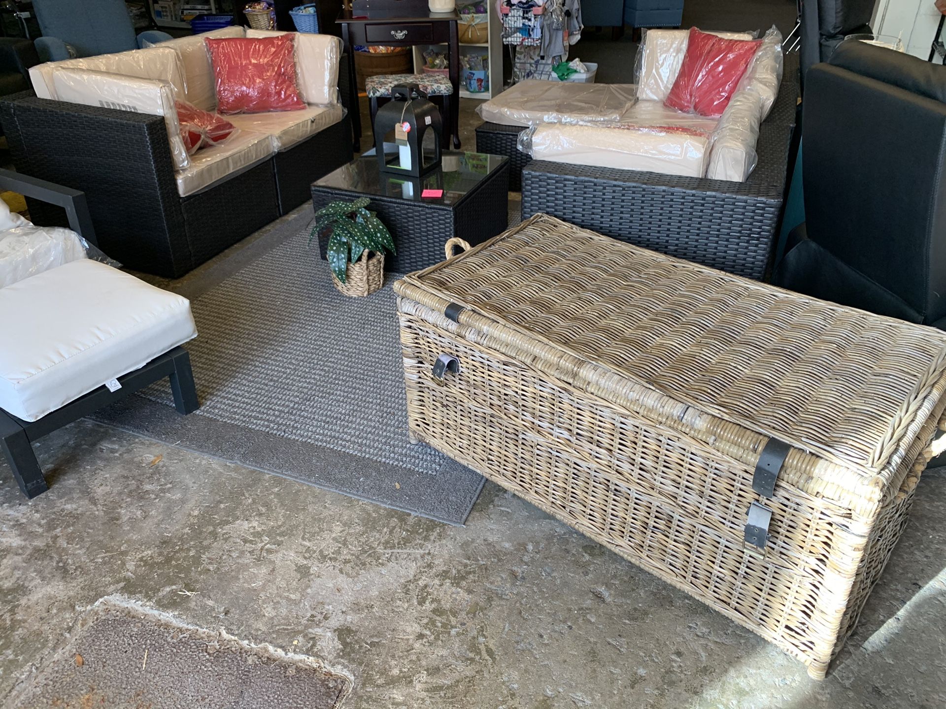 Furniture, baby items , clothing , home decor bedding and much more.