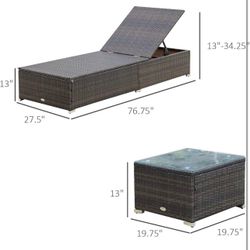 brand new patio lounge chairs set3 pcs