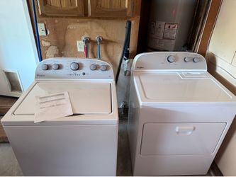 Whirlpool Washer & Dryer