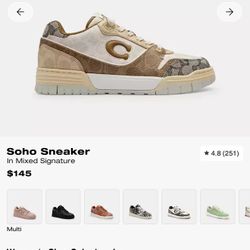 Authentic Women Coach Soho Sneaker 👟 