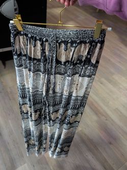 Elephant Print Boho Harem Pants