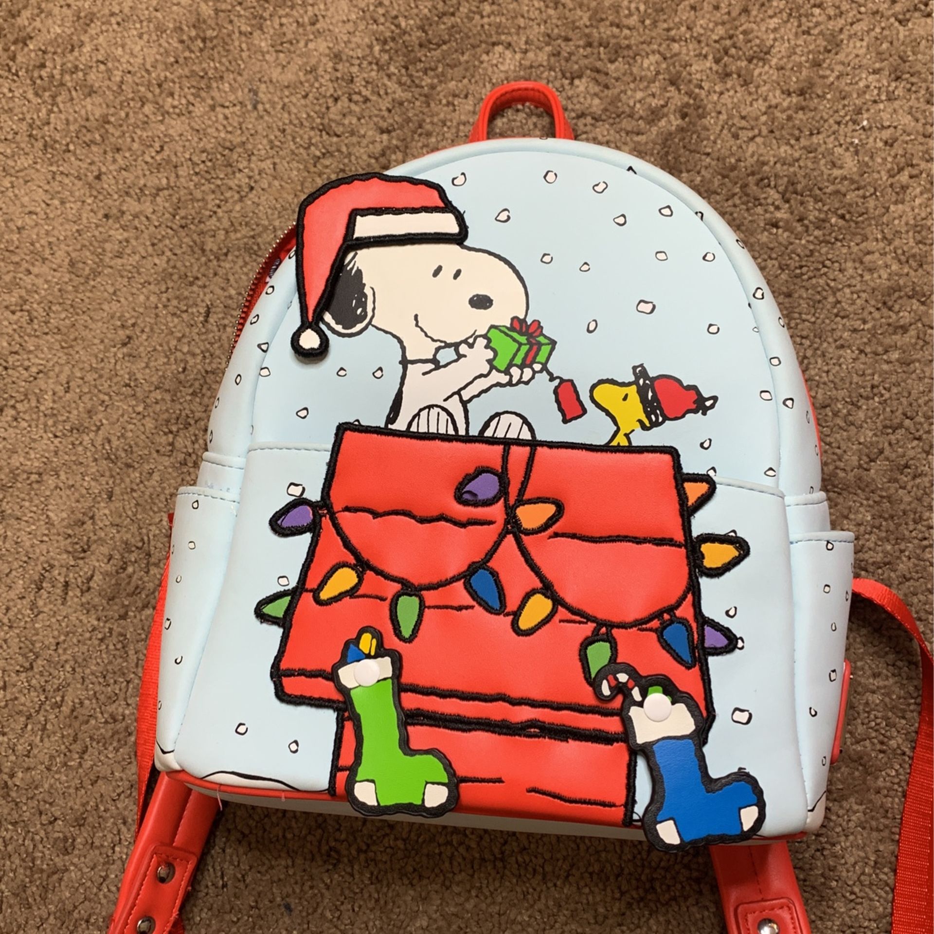 Loungefly Christmas Snoopy Mini Backpack