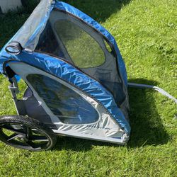 2-Child Bicycle Trailer