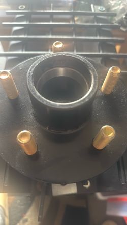 1 Set 6 on 5.5'' Trailer Hub Kit for 5 lbs 1.25'' to 1.75'' #42 Tapered Spindle, Pre-Lubricated 253 Bearings 6x5.5 Pattern Trailer Idl