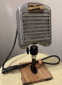 Custom Vintage One Of A Kind Dynamic Microphone W/ Stand...Unique...PLEASE READ!