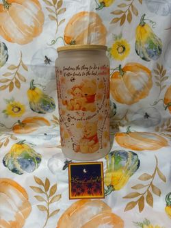 Winnie the Pooh glass cup