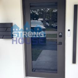 Modern Impact Strong Single Doors