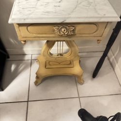 Antique Marble Top Italian Furniture 