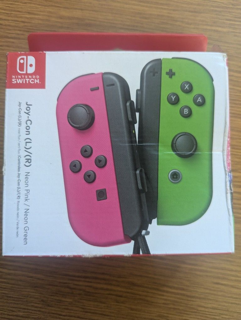 Nintendo Switch Joycons (Pink & Green)