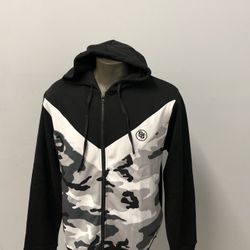 Sean John Hoody Sweater Black Camo