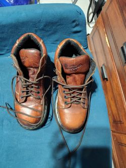 Dr. Martens Brown Leather Lace-Up Boots