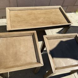 Coffee Table w/ End Tables