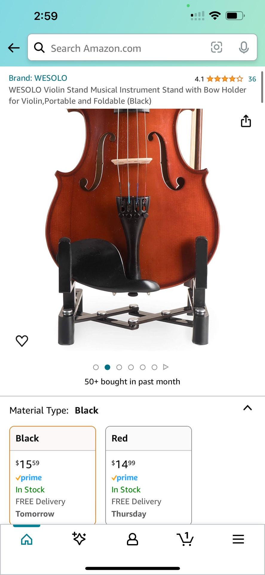 Violin stand 