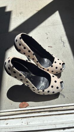 Andrea polka dot heels